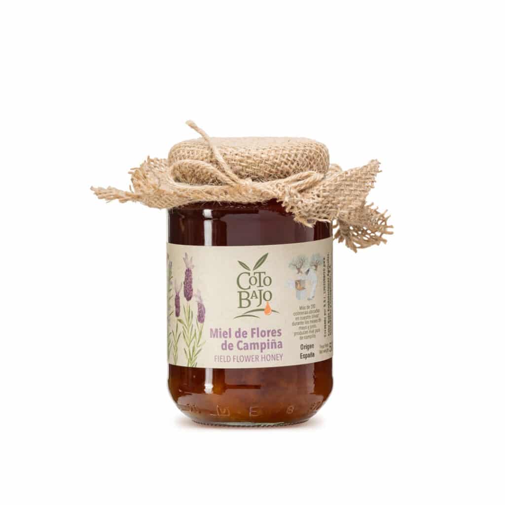 handwerklich hergestellter Honigblüten-Feldhonig-Glas500