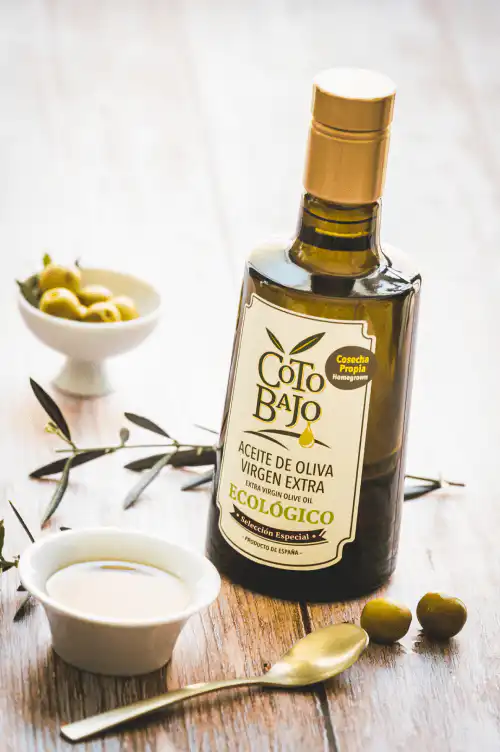 ACEITE DE OLIVA ECOLÓGICO Auténtica PAJARERA Botella de Vidrio 500 ml