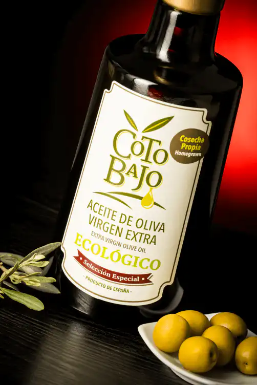 AOVE ECOLÓGICO Auténtica PAJARERA Botella de Vidrio 500 ml cotobajo