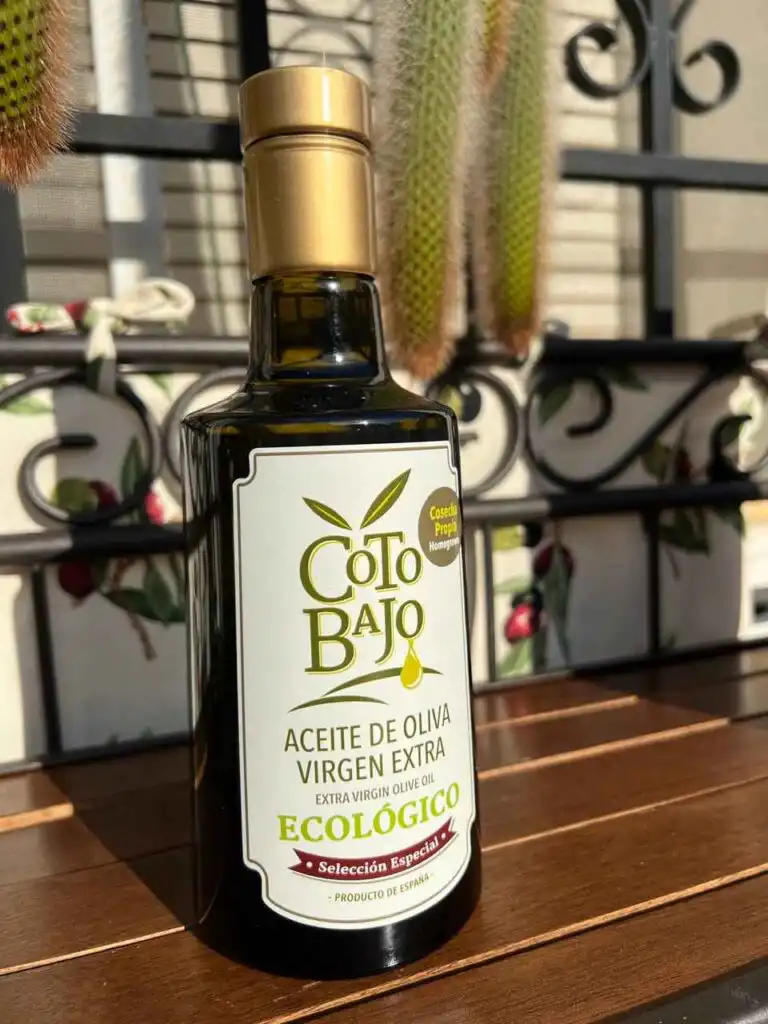 Coto Bajo aceite de oliva Virgen Extra Ecológico