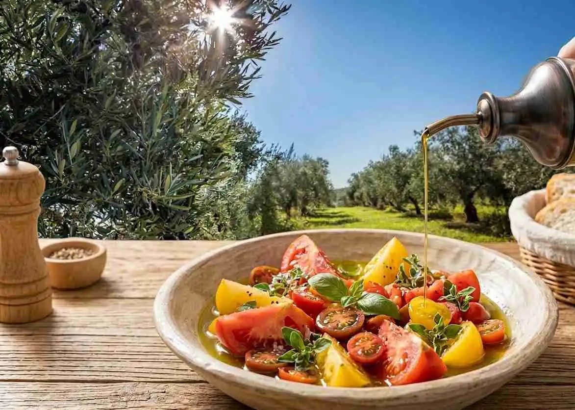 Aceite de oliva en crudo: uso en cocina