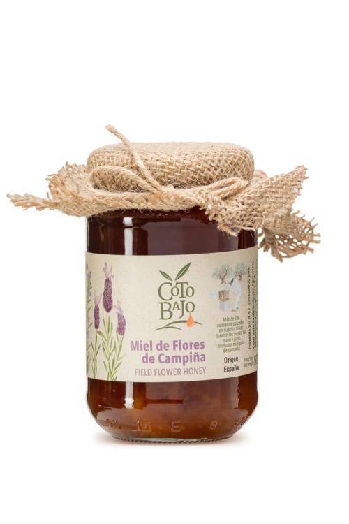 handwerklich hergestellter Honigblüten-Feldhonig-Glas500